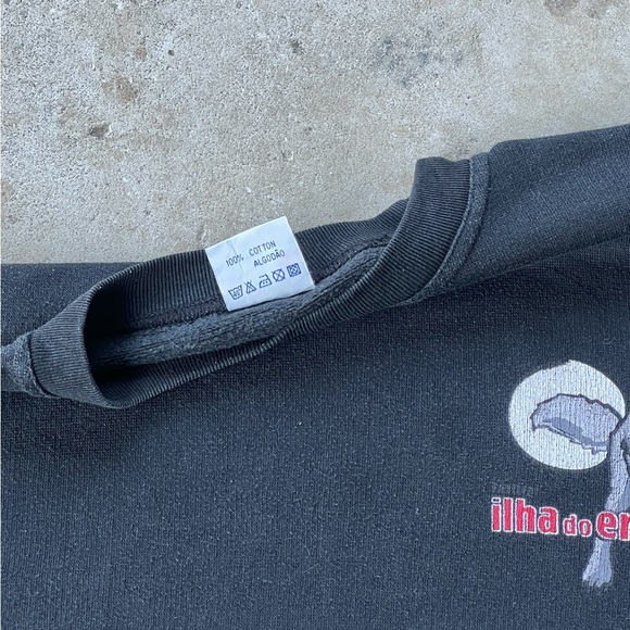 SLIPKNOT XL CREWNECK BLK 2002 Y2K NICKELBACK MOONSPELL JIMMY EAT - Picture 4 of 4